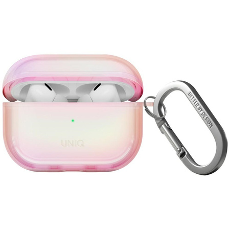 Etui UNIQ Iridescia do AirPods Pro 2 Hang Case pink prism