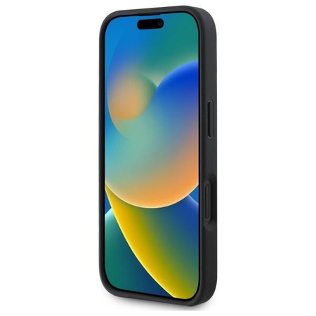 Original Handyhülle IPHONE 16 PLUS Guess Hardcase 4G Big Logo (GUHCP16M4GMGGR) schwarz