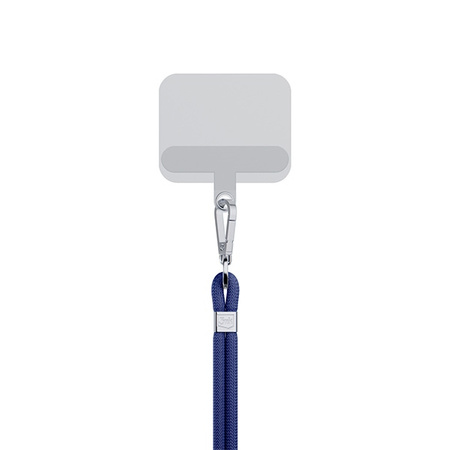 3MK EasyClip Dark Blue (silver) smycz do telefonu