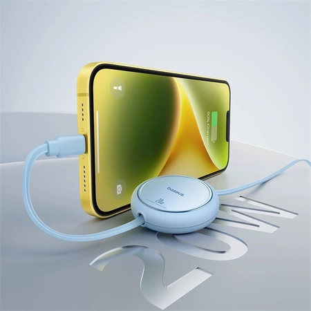 Baseus Free2Pull retractable USB-C / Lightning cable 20W 1m - blue