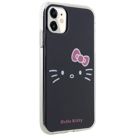 Hello Kitty IML Kitty Face Hülle für iPhone 11 / Xr – Schwarz