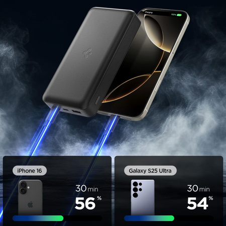 SPIGEN EA3030 POWER BANK 30000 MAH 30W BLACK