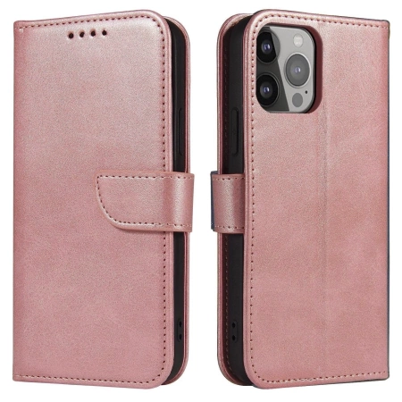 Etui Magnet Case z klapką do Samsung Galaxy A36 - różowe
