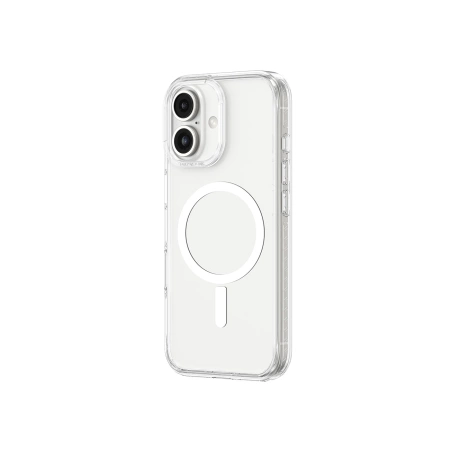 AmazingThing Titan Pro Mag Case mit Magnetring für iPhone 16 - Transparent