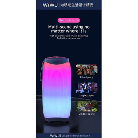 WiWU - Głośnik bezprzewodowy Thunder P40 LED Light