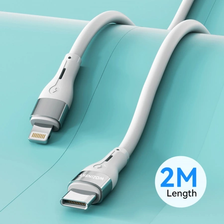 Wozinsky WSTCL2 Lightning / USB-C PD 27W cable 2 m - white