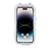 Plastikowe wodoodporne etui Puluz na iPhone 14 Plus/Pro Max/13 Pro Max/12 Pro Max/11 Pro Max (biały)