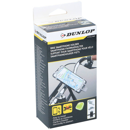 Dunlop - uchwyt rowerowy do telefonu 10-15 cm (szary)