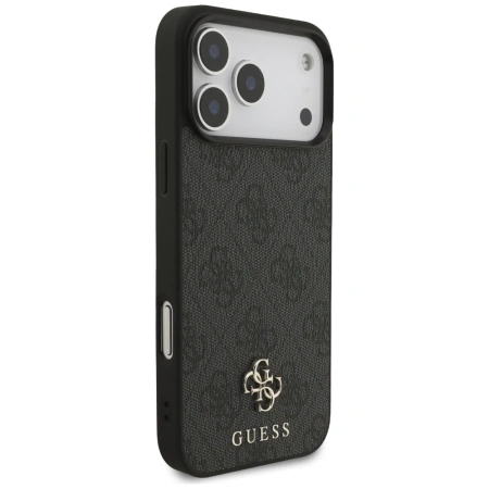 Etui Guess 4G Small Classic Logo MagSafe na iPhone 17 Pro Max - czarne