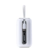 Joyroom Mini-Powerbank 10000 mAh Colourful Series 22,5 W mit 2 integrierten USB-C- und Lightning Kabeln weiß (JR-L012)