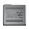 Wielofunkcyjny adapter Acefast Z4 PD 218W GaN 3 x USB-C + USB-A z 4 portami - szary