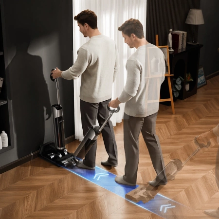 Odkurzacz pionowy UWANT D700 z funkcją mopowania i stacją ładowania - szary