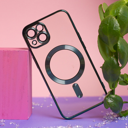 Nakładka Color Chrome Mag do Samsung Galaxy A17 5G zielona