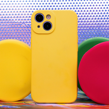 Nakładka Silicon do Xiaomi Redmi 13c 4G żółty