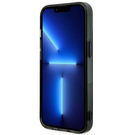 BMW BMHMP14SHCRS iPhone 14 6.1&quot; Hülle transparent Hardcase Silver Ring MagSafe