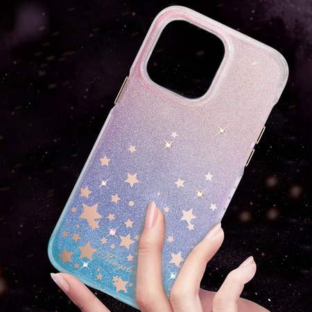 Kingxbar Heart Star Series case for iPhone 14 Plus case with zodiac stars