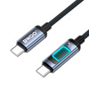 BWOO kabel pleciony z podświetleniem PD 60W X324CC USB-C - USB-C