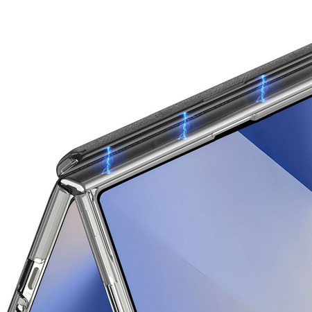 Etui Dux Ducis Stex na Samsung Galaxy Z Fold7 - czarne