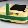 Mini-Thermodrucker für Kinder mit Kamera und Camcorder - Grün