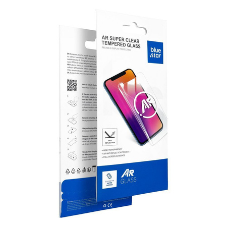 Szkło hartowane do iPhone 13 / 16e (SE 4 2025) Blue Star 5D AR czarne