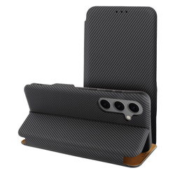 Kabura FOLIO Side Magnet do MOTOROLA G55 szary