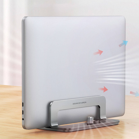 Ugreen Aluminium vertikaler Ständer Halter Laptop Tablet silber (LP258)