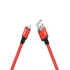HOCO Kabel X14 Lightning 3.1A 2M rot