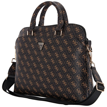 Bag LAPTOP 15" Guess New 4G Zipper Pocket Triangle Logo black