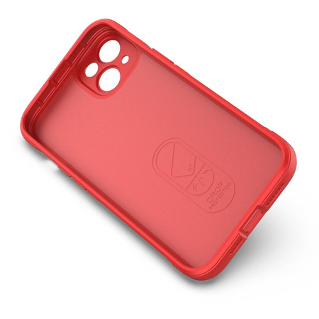 Magic Shield Case Hülle für iPhone 14 Plus flexible gepanzerte Hülle rot