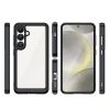 Etui Outer Space Case na Samsung Galaxy S25 Edge pokrowiec z elastyczną ramką - czarne