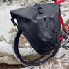 Wozinsky waterproof bicycle bag trunk pannier 25l 2in1 black (WBB24BK)