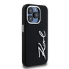 Oryginalne Etui KARL LAGERFELD hardcase Silicone Metal Script Logo KLHCP15LSCMSMVK do Iphone 15 Pro Czarny