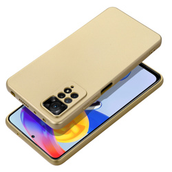 Futerał METALLIC do XIAOMI Redmi NOTE 14 PRO 4G złoty