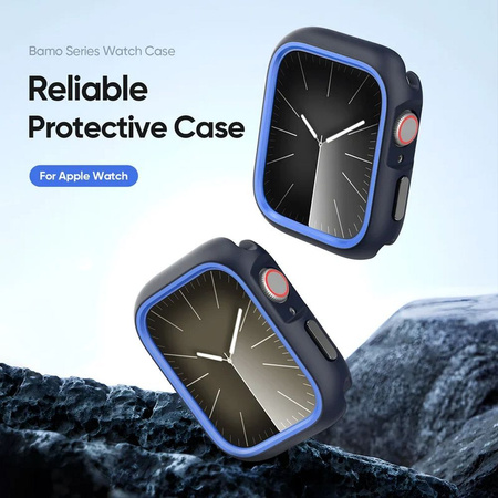DUX DUCIS futerał BAMO do Apple Watch serii 10 42 mm czarno niebieski