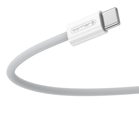 JELLICO kabel IP15 USB-C - USB-C PD 60W 1M Biały