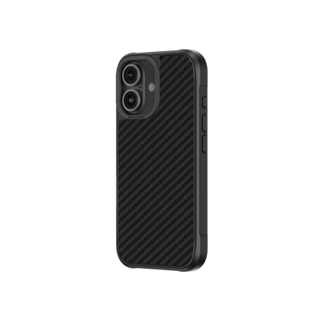 Etui pancerne AMAZINGTHING Titan Max Case z włóknami aramidowymi 1500D do iPhone 16 Plus - czarne