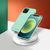 Case IPHONE 14 Matte Silicone Mercury Soft Jelly mint