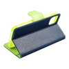 Kabura Fancy Book do IPHONE 16 granatowy / limonkowy