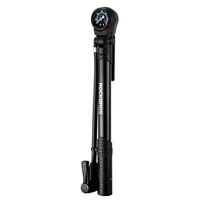 Rockbros 42310006001 Fahrradpumpe mit Manometer – Schwarz