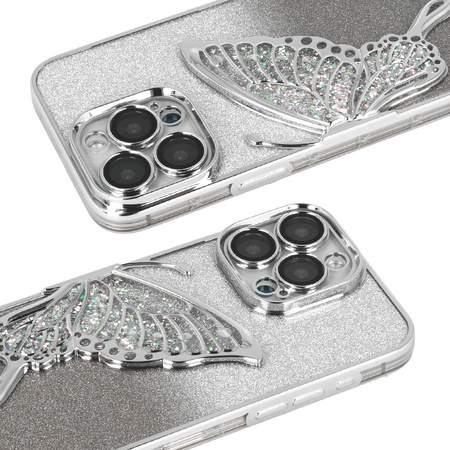 Tel Protect Butterfly Water Case do Iphone 15 Pro srebrny