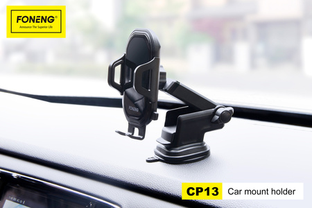 Foneng Uchwyt Samochodowy CP13 na szybę czarny