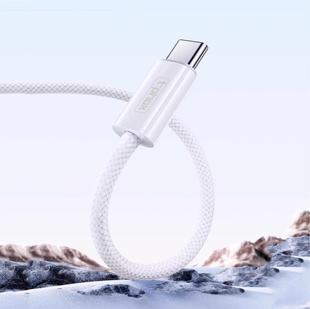 KABEL T-PHOX CC15 SERIES USB-C/USB-C 60W 3A 1M WHITE