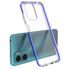 Spring Case cover gel cover with a colored frame for Xiaomi Redmi 10 dark blue