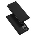 Dux Ducis Skin Pro Hülle für Asus Zenfone 9 Flip Cover Card Wallet Stand schwarz