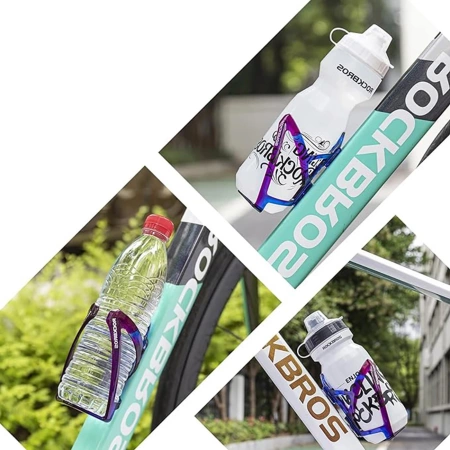 Rockbros FK338 Bike Bottle Holder - Blue and Purple