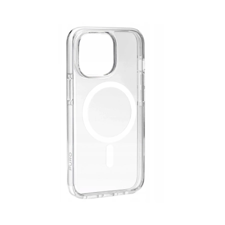 Puro Cover aus TPU+PC "LITE MAG" mit Magsafe für iPhone 16E, transparent