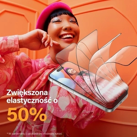 PanzerGlass Ultra-Wide Fit gehärtetes Glas mit Blend- und Blaulichtfilter mit Positionierer für iPhone 15 Pro Max