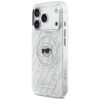 Karl Lagerfeld IML Karl Head Logo MagSafe Case für iPhone 17 Pro - Grau