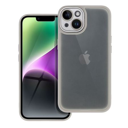Futerał VARIETE do IPHONE 14 stalowy