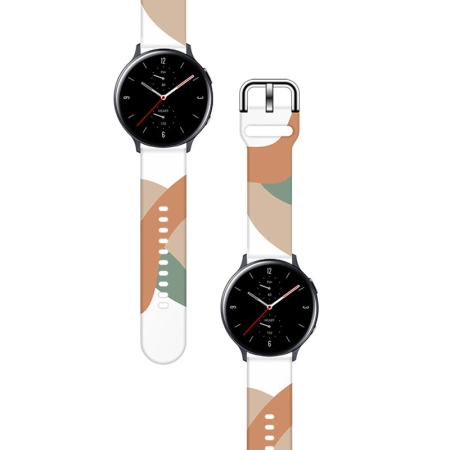 Strap Moro für Samsung Galaxy Watch 40 / 41 / 42 / 43 / 44 mm Silikonarmband Uhrenarmband - Muster 3
